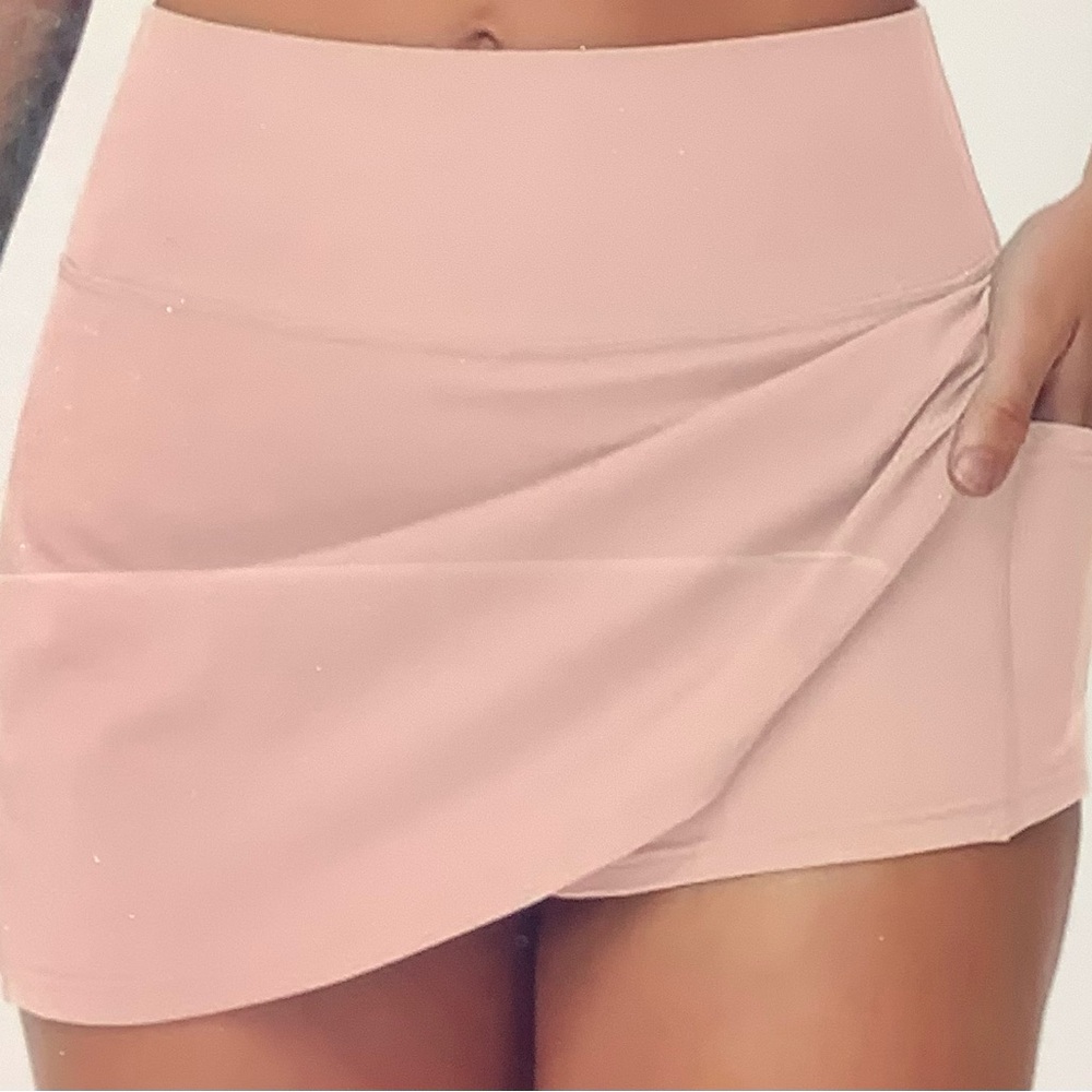 High-Waist Pink Tennis or Pickleball Skirt XL
